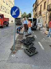 Al via a Cosenza la demolizione della pista ciclabile di via Sertorio Quattromani