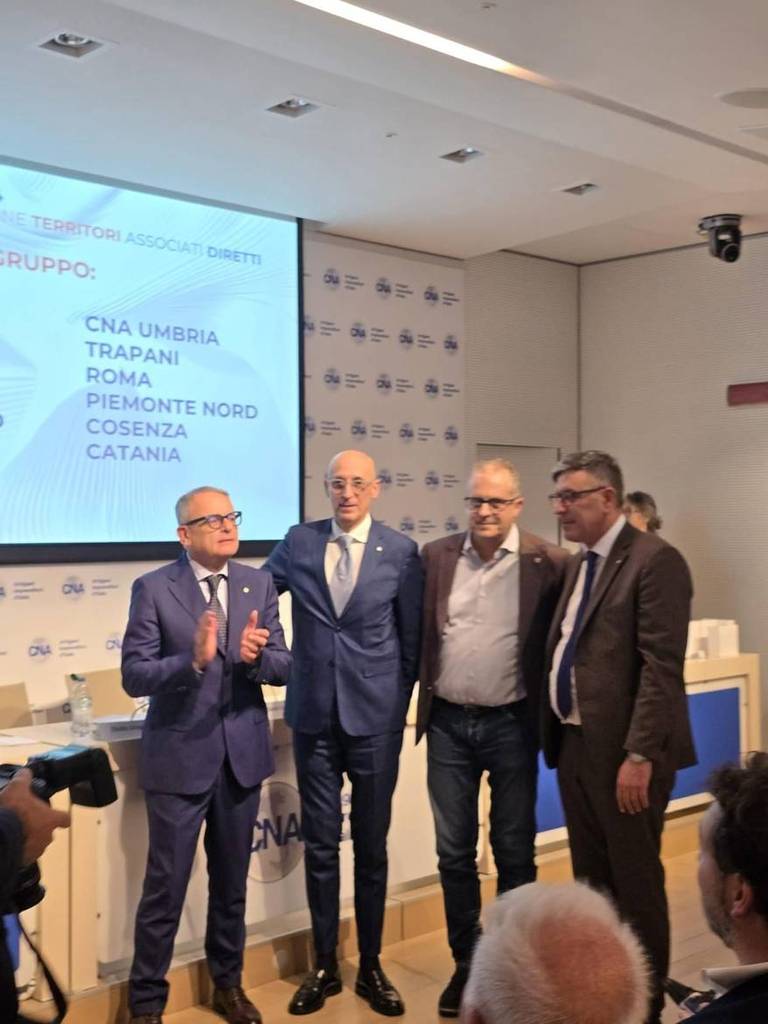 La CNA provinciale premiata a Roma